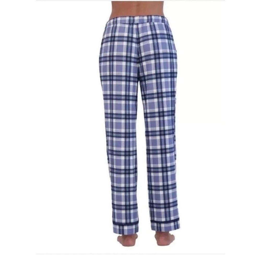 LUCKY BRAND‎ Lounge Pajama Pants Sz M Blue Plaid 2 Pair Pack Loungewear PJs NWT - Picture 6 of 8